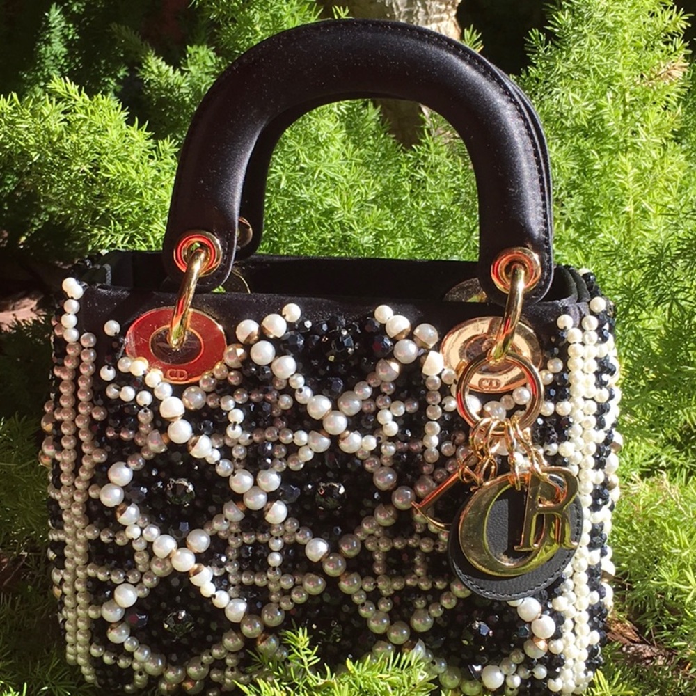 Beautiful beaded Christian Dior mini bag